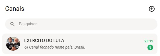 Canal Exército de Lula sai do ar após decisão do TSE
