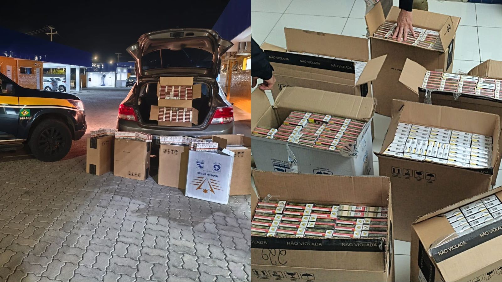 PRF realiza apreensão de cigarros sem nota fiscal no litoral do Piauí