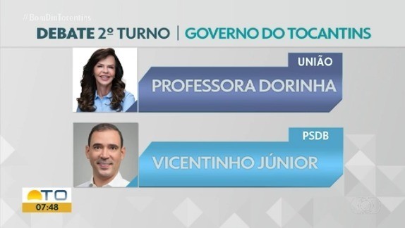 Professora Dorinha e Vicentinho Júnior participam de debate para o governo do TO