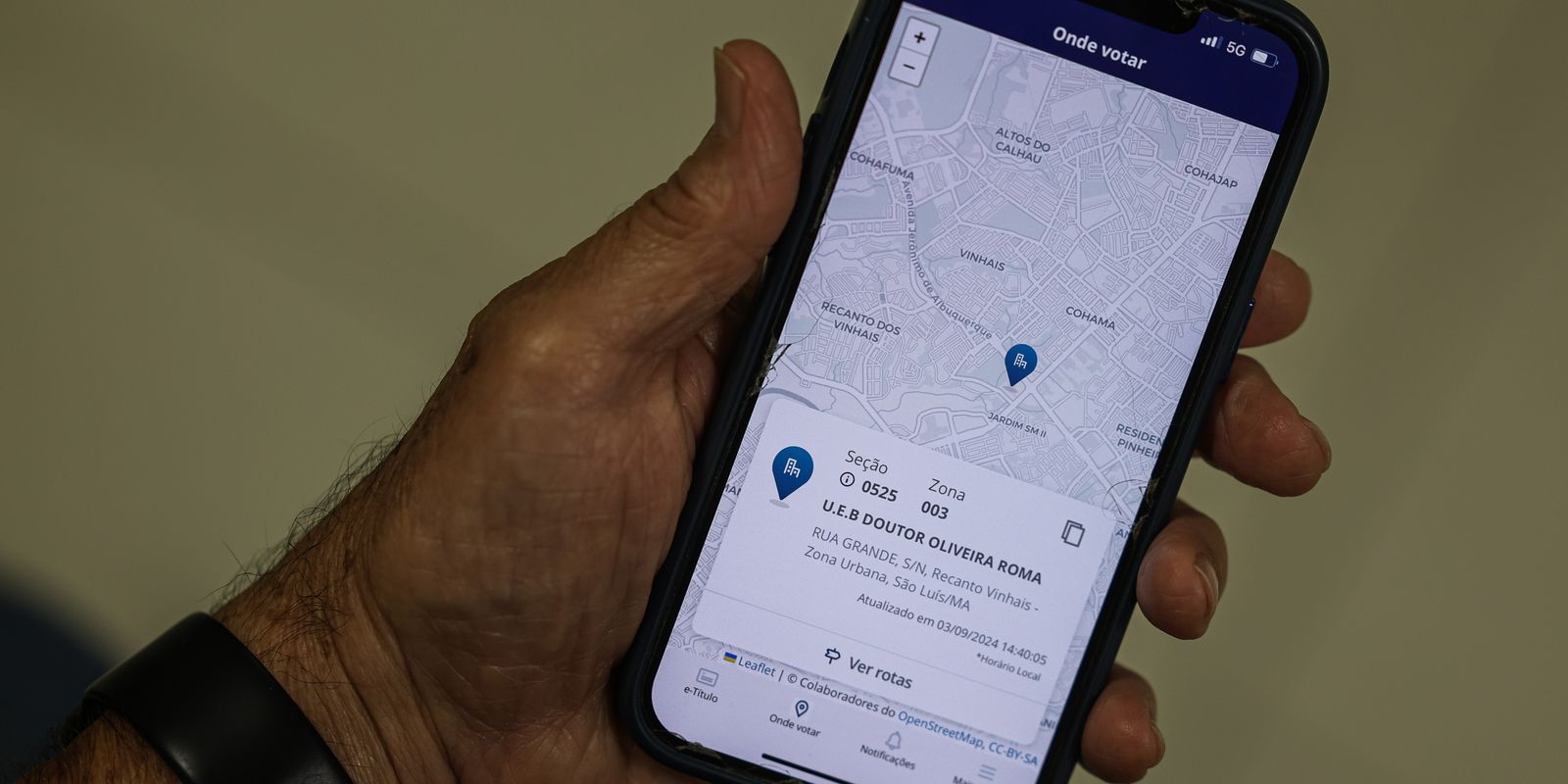 Eleitor que pediu voto em trânsito pode conferir local pelo e-Título