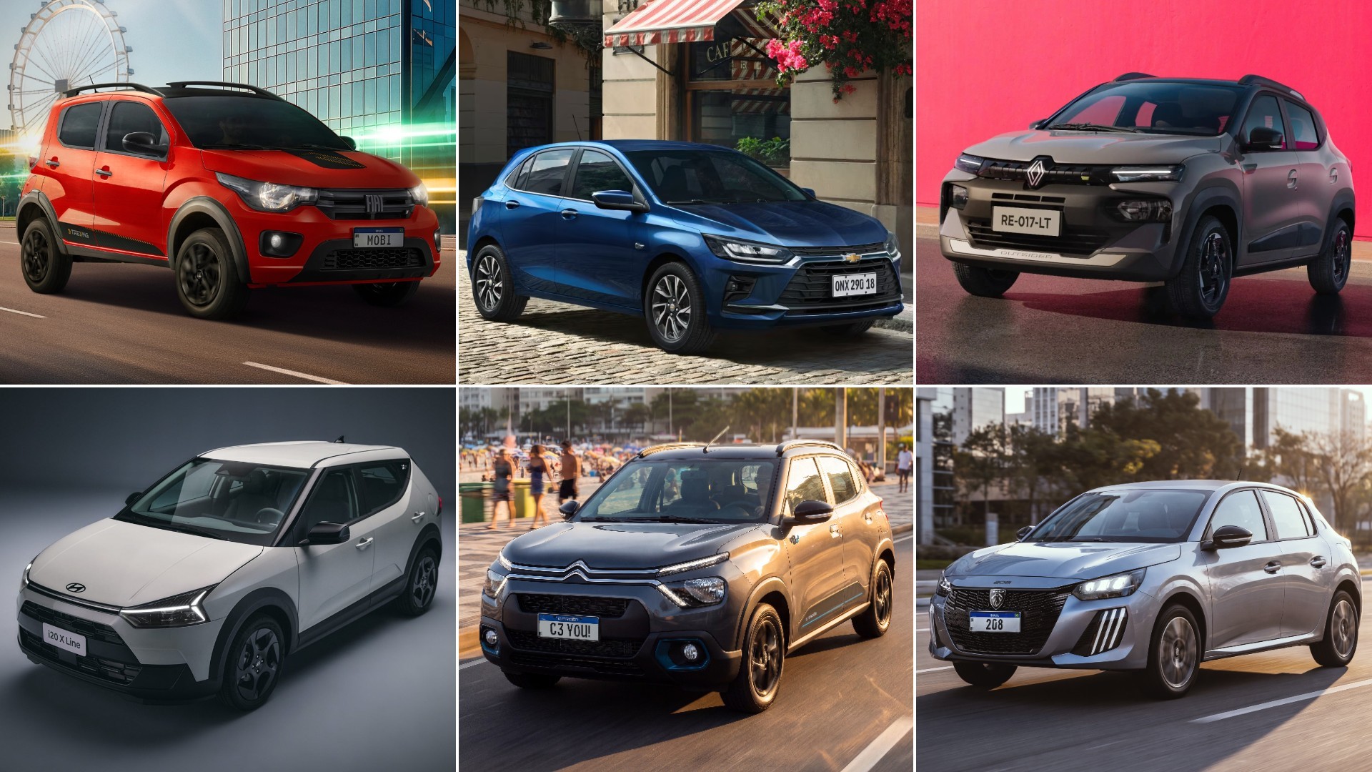Conheça 6 carros econômicos de até R$ 100 mil com menor consumo de combustível