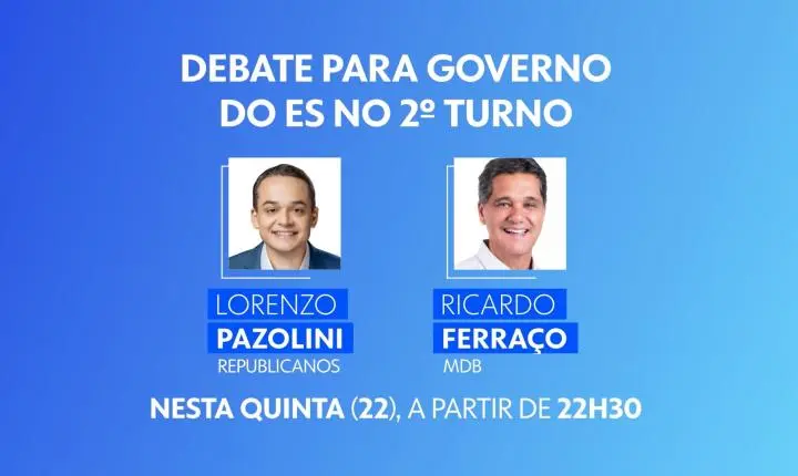 Assista ao debate eleitoral com Lorenzo Pazolini e Ricardo Ferraço na TV Gazeta