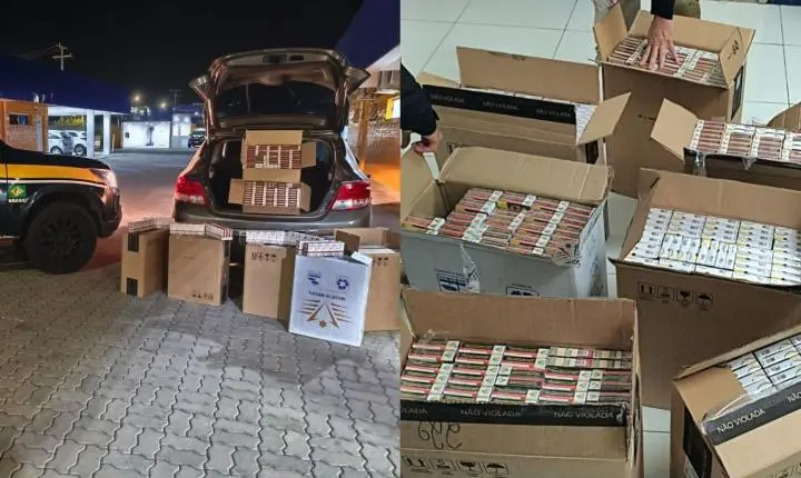 PRF realiza apreensão de cigarros sem nota fiscal no litoral do Piauí