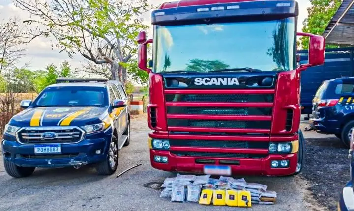 Forças de segurança apreendem 185 kg de tráfico de drogas vindos do Pará para o Ceará