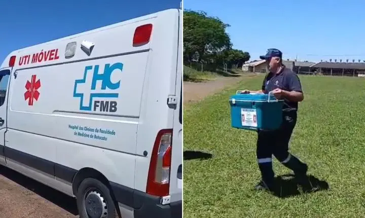 Helicóptero Águia faz voo de emergência para transplante de coração em SP