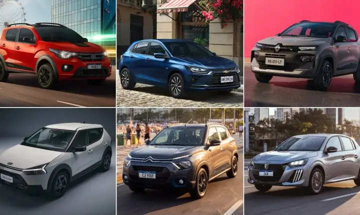 Conheça 6 carros econômicos de até R$ 100 mil com menor consumo de combustível