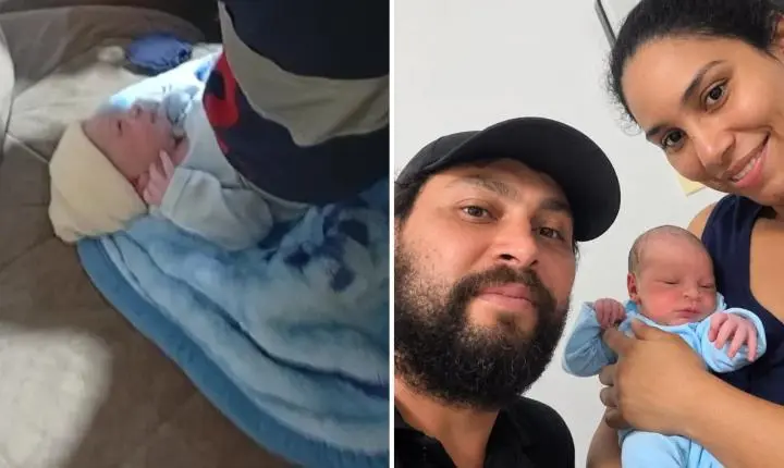 Pai realiza parto em casa de emergência no Paraná após se inspirar em série de TV