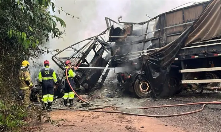 Motorista é preso em hospital após acidente fatal na BR-364 em Rondônia