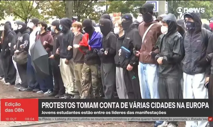 Protestos em Milão contra custo de vida geram confrontos e prisões